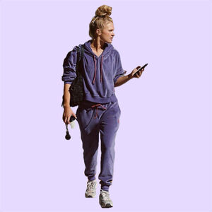 NWT Free People Movement Undefeated Velour Set Graphite Size XL $198 Sold Out